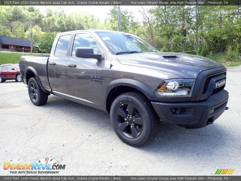 2020 Ram 1500 Classic Warlock Quad Cab 4x4 Granite Crystal Metallic / Black Photo #3
