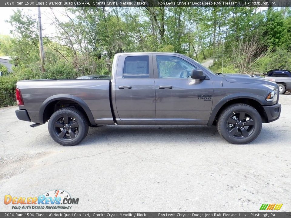 2020 Ram 1500 Classic Warlock Quad Cab 4x4 Granite Crystal Metallic / Black Photo #4