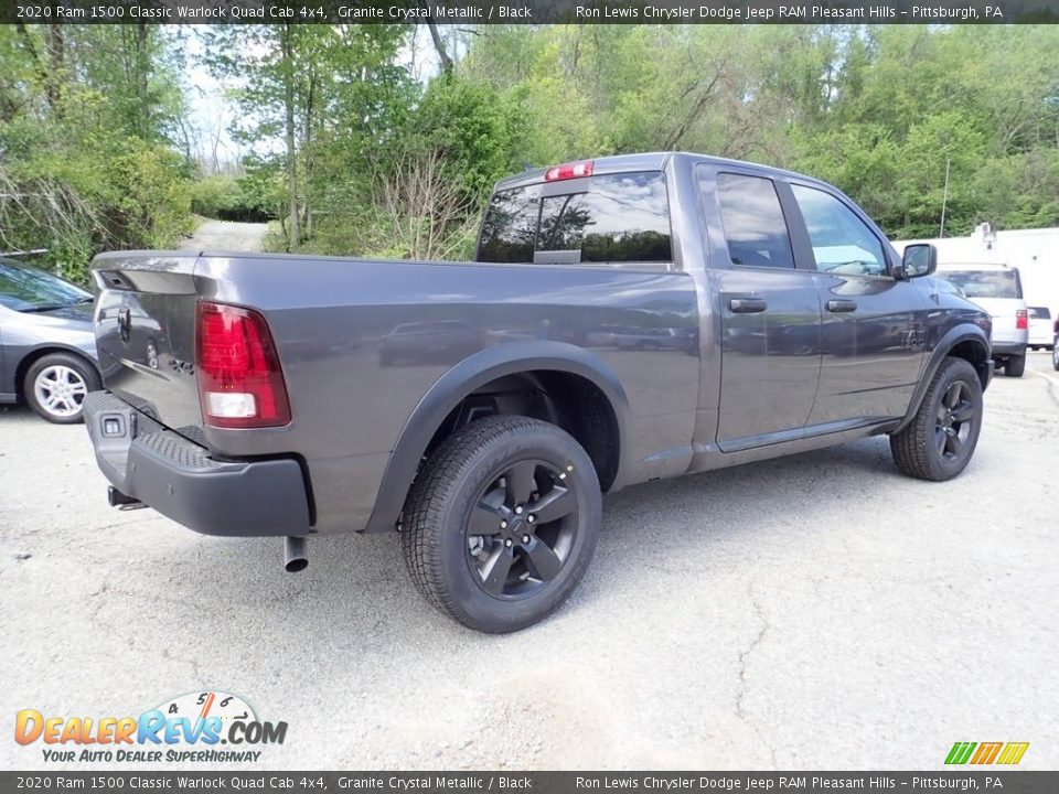 2020 Ram 1500 Classic Warlock Quad Cab 4x4 Granite Crystal Metallic / Black Photo #5