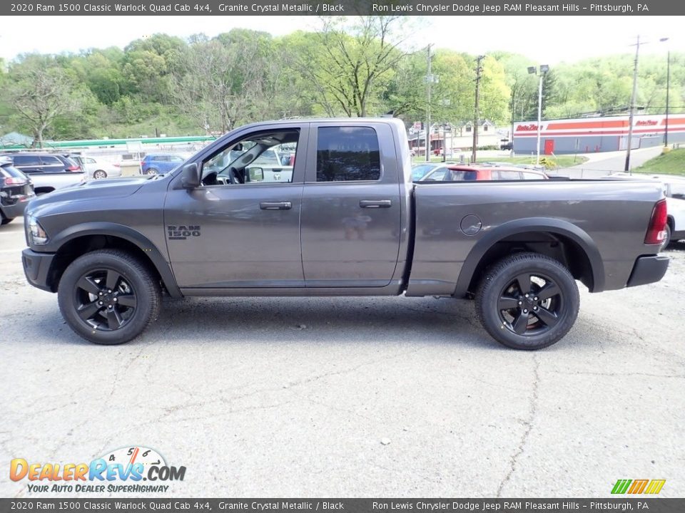 2020 Ram 1500 Classic Warlock Quad Cab 4x4 Granite Crystal Metallic / Black Photo #6