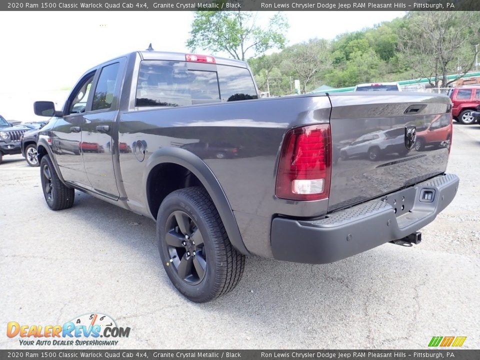 2020 Ram 1500 Classic Warlock Quad Cab 4x4 Granite Crystal Metallic / Black Photo #7