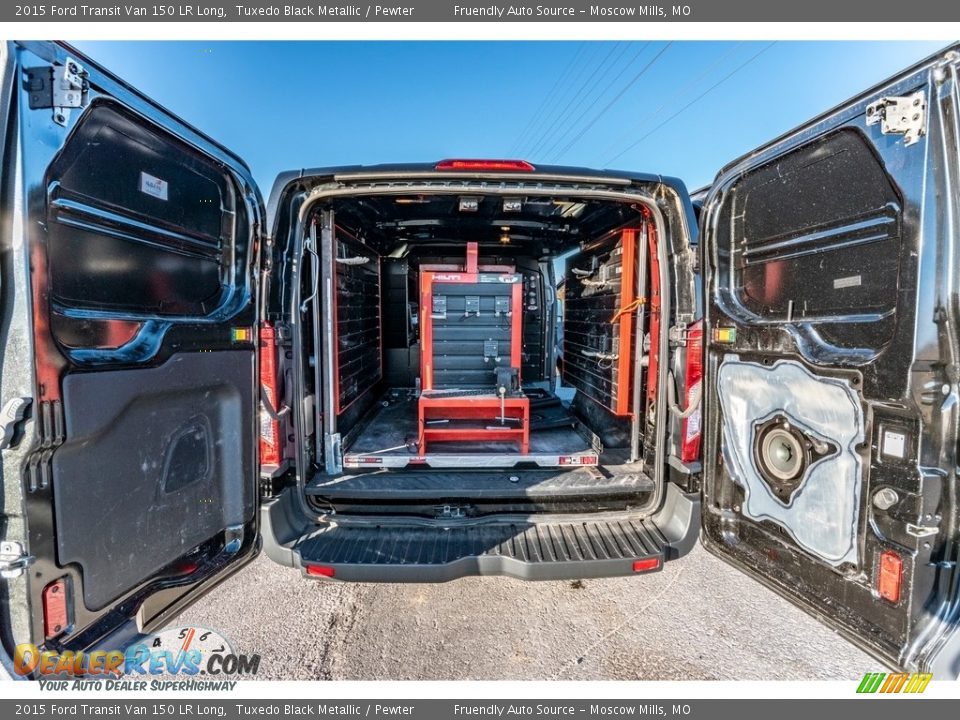2015 Ford Transit Van 150 LR Long Tuxedo Black Metallic / Pewter Photo #2