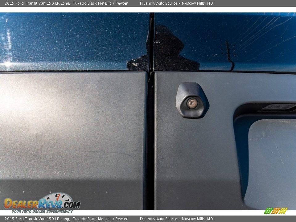 2015 Ford Transit Van 150 LR Long Tuxedo Black Metallic / Pewter Photo #8