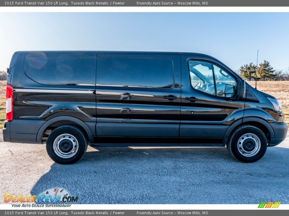 Tuxedo Black Metallic 2015 Ford Transit Van 150 LR Long Photo #11