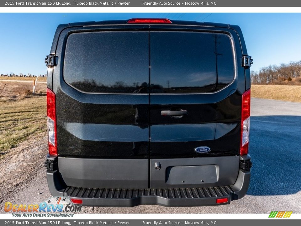 2015 Ford Transit Van 150 LR Long Tuxedo Black Metallic / Pewter Photo #13