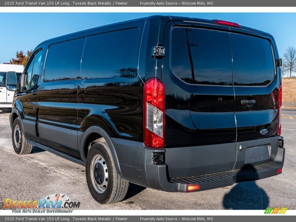 2015 Ford Transit Van 150 LR Long Tuxedo Black Metallic / Pewter Photo #14