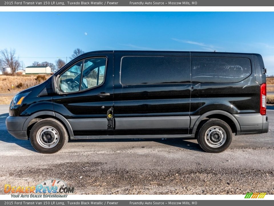 2015 Ford Transit Van 150 LR Long Tuxedo Black Metallic / Pewter Photo #16