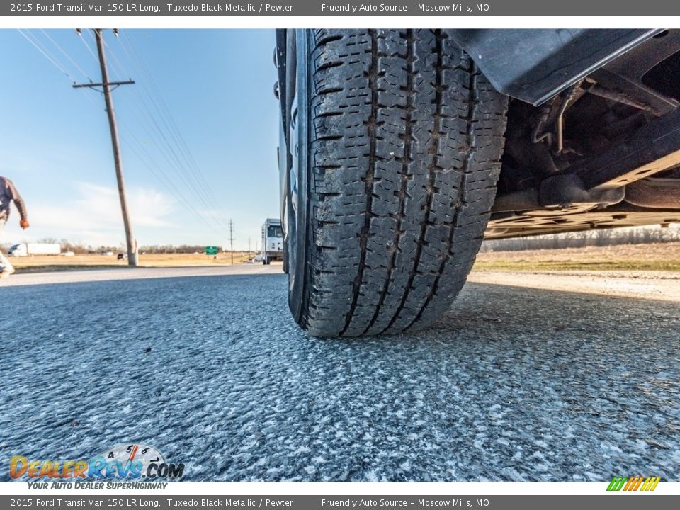 2015 Ford Transit Van 150 LR Long Tuxedo Black Metallic / Pewter Photo #19