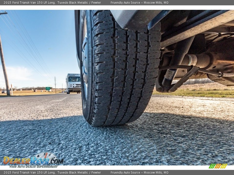 2015 Ford Transit Van 150 LR Long Tuxedo Black Metallic / Pewter Photo #20