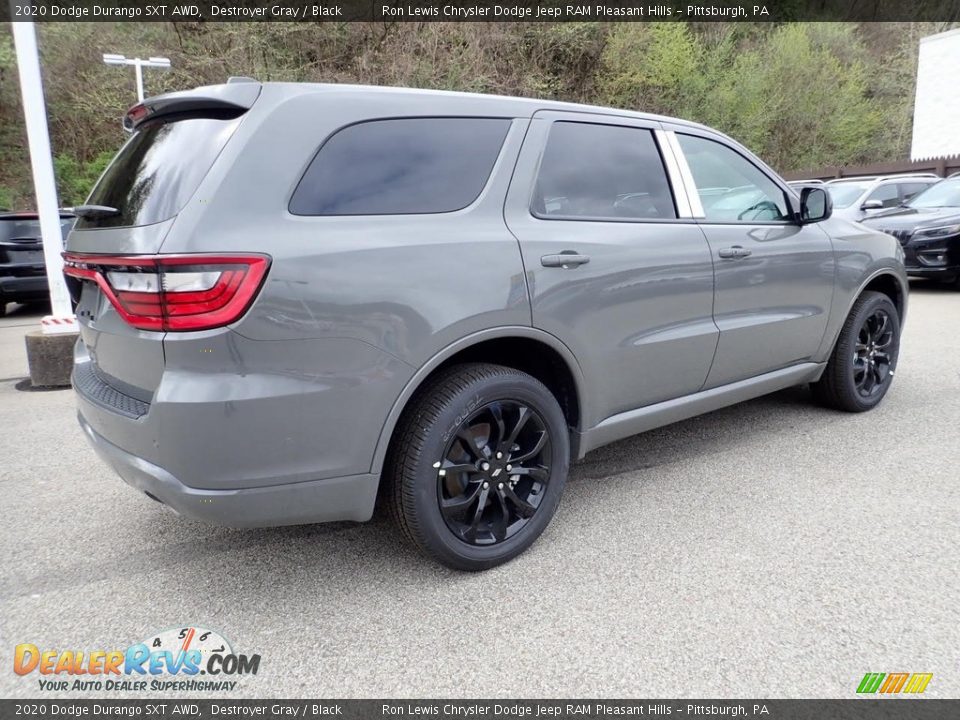 2020 Dodge Durango SXT AWD Destroyer Gray / Black Photo #5