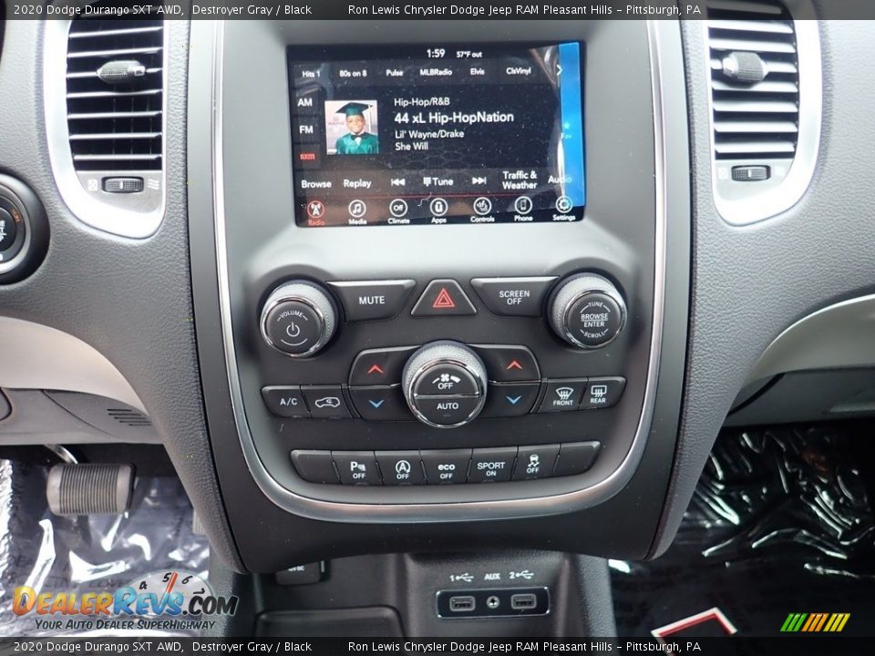 2020 Dodge Durango SXT AWD Destroyer Gray / Black Photo #17