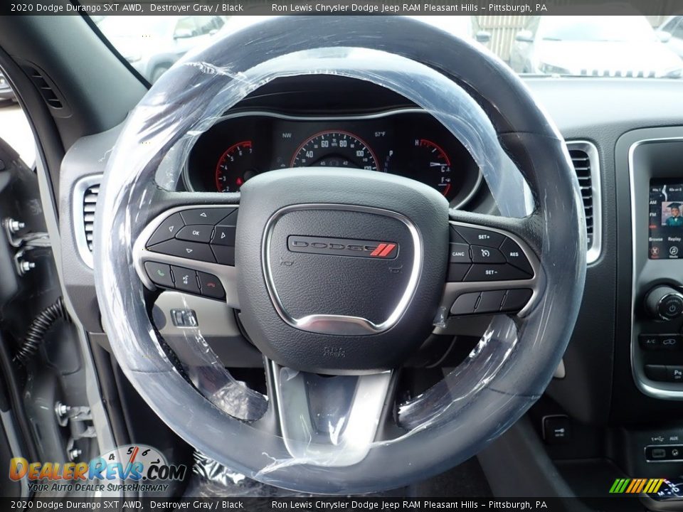 2020 Dodge Durango SXT AWD Destroyer Gray / Black Photo #19