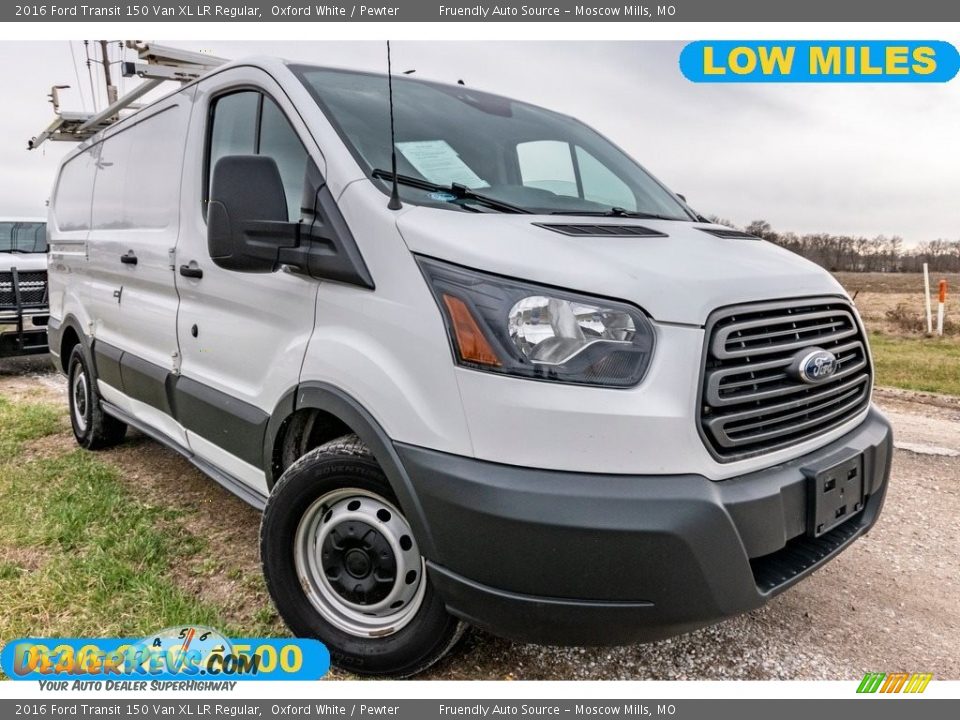 2016 Ford Transit 150 Van XL LR Regular Oxford White / Pewter Photo #1