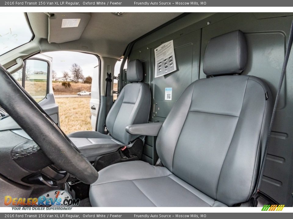 Front Seat of 2016 Ford Transit 150 Van XL LR Regular Photo #17