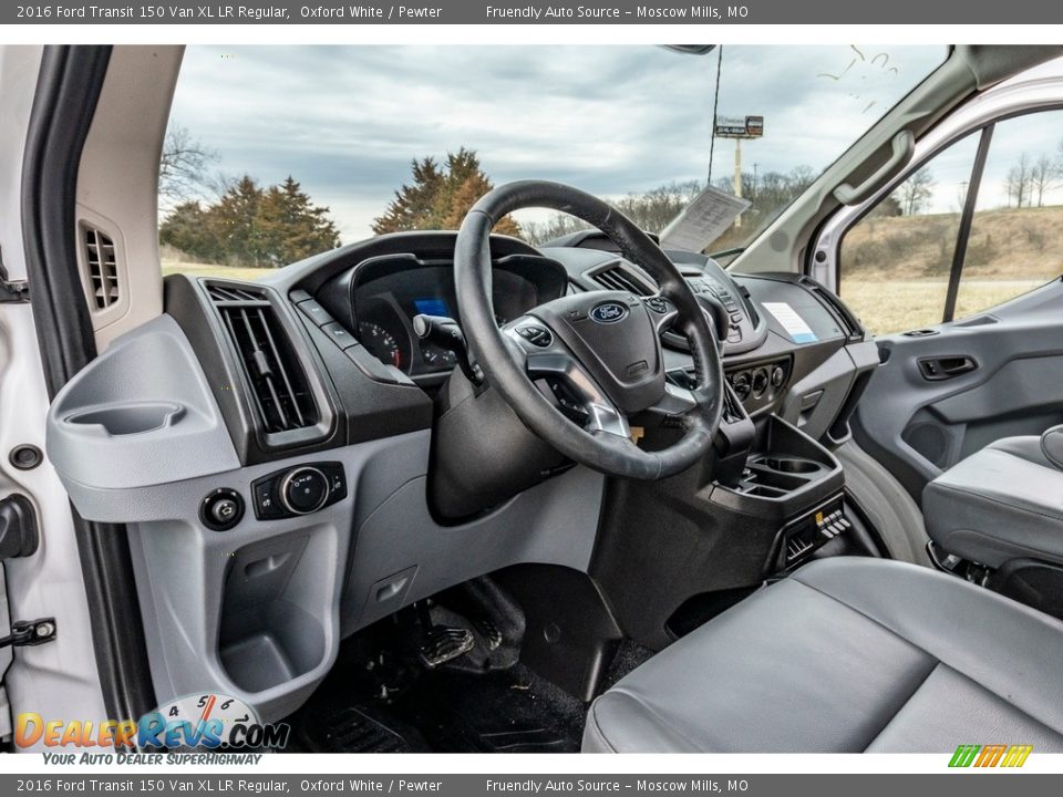 Pewter Interior - 2016 Ford Transit 150 Van XL LR Regular Photo #33