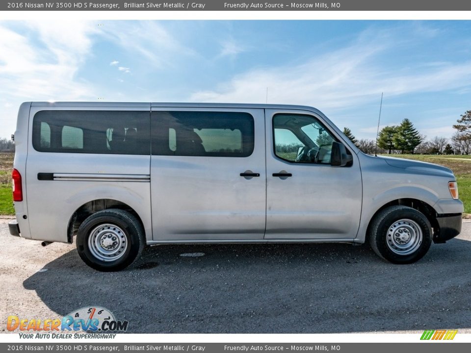 Brilliant Silver Metallic 2016 Nissan NV 3500 HD S Passenger Photo #2