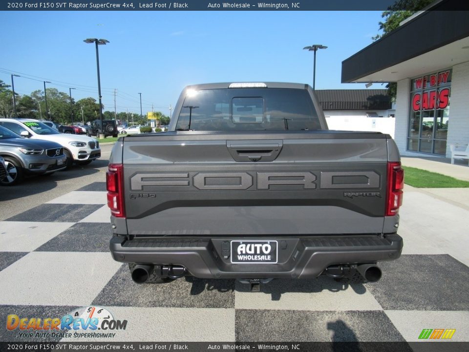 2020 Ford F150 SVT Raptor SuperCrew 4x4 Lead Foot / Black Photo #4