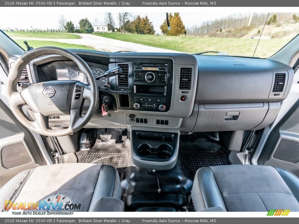 Dashboard of 2016 Nissan NV 3500 HD S Passenger Photo #9