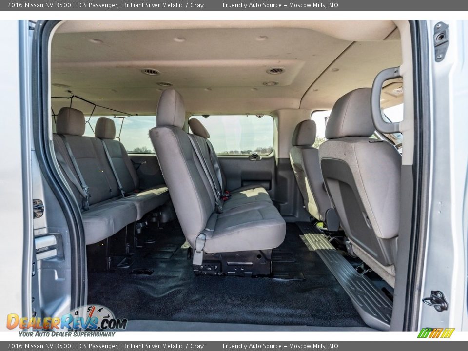 Rear Seat of 2016 Nissan NV 3500 HD S Passenger Photo #12