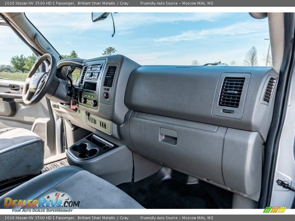 Dashboard of 2016 Nissan NV 3500 HD S Passenger Photo #16