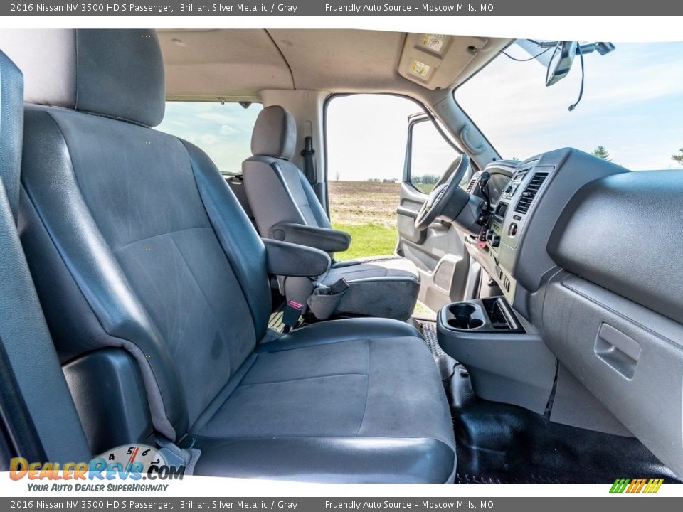 Front Seat of 2016 Nissan NV 3500 HD S Passenger Photo #17