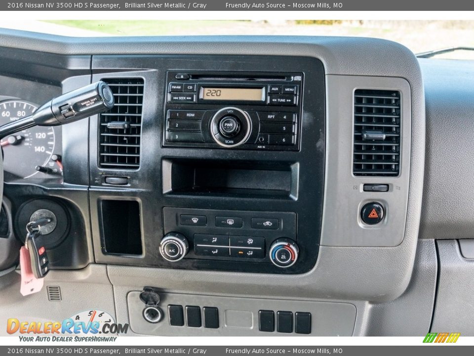 Controls of 2016 Nissan NV 3500 HD S Passenger Photo #19