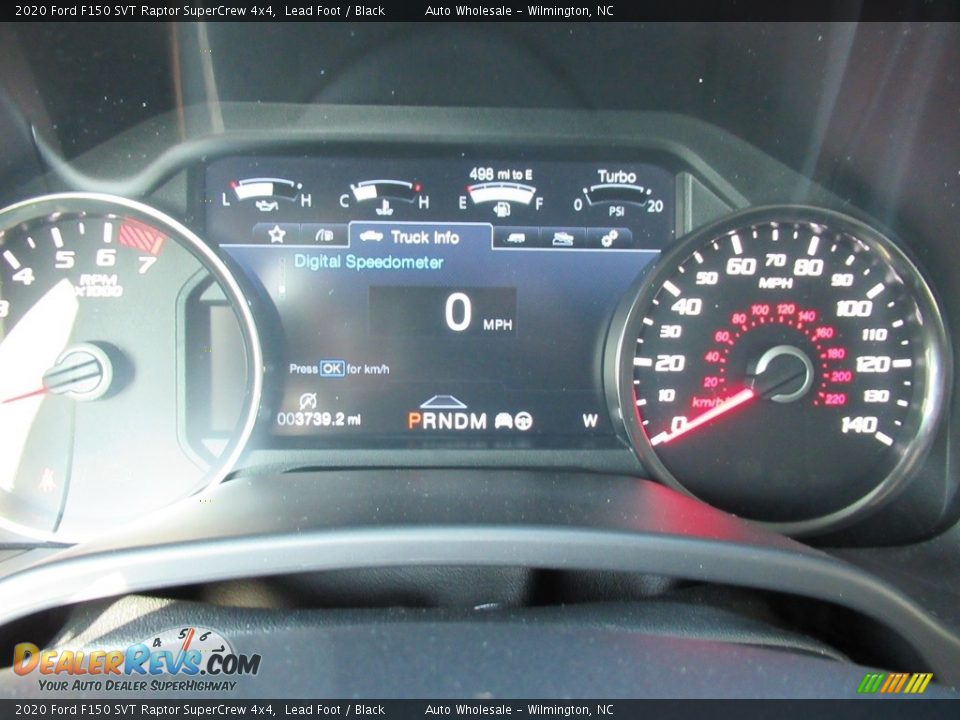 2020 Ford F150 SVT Raptor SuperCrew 4x4 Lead Foot / Black Photo #16