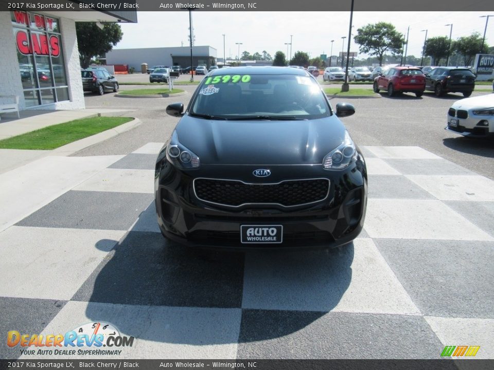 2017 Kia Sportage LX Black Cherry / Black Photo #2