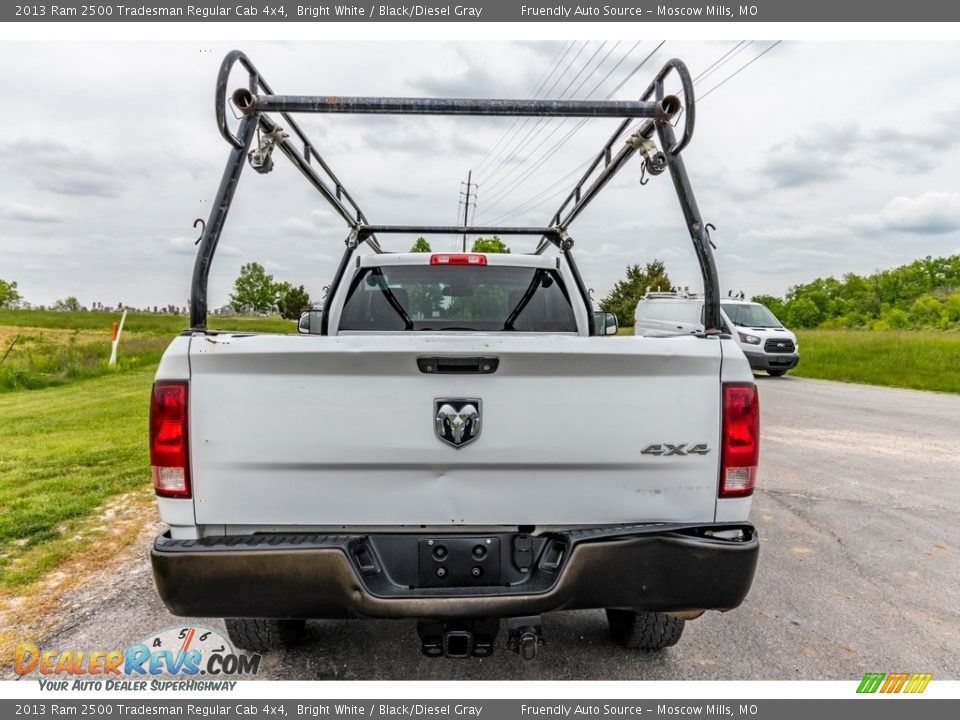 2013 Ram 2500 Tradesman Regular Cab 4x4 Bright White / Black/Diesel Gray Photo #4