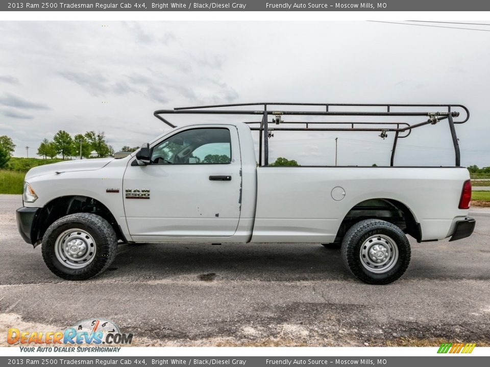 2013 Ram 2500 Tradesman Regular Cab 4x4 Bright White / Black/Diesel Gray Photo #6