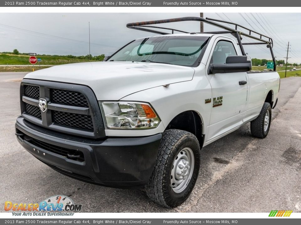 2013 Ram 2500 Tradesman Regular Cab 4x4 Bright White / Black/Diesel Gray Photo #7