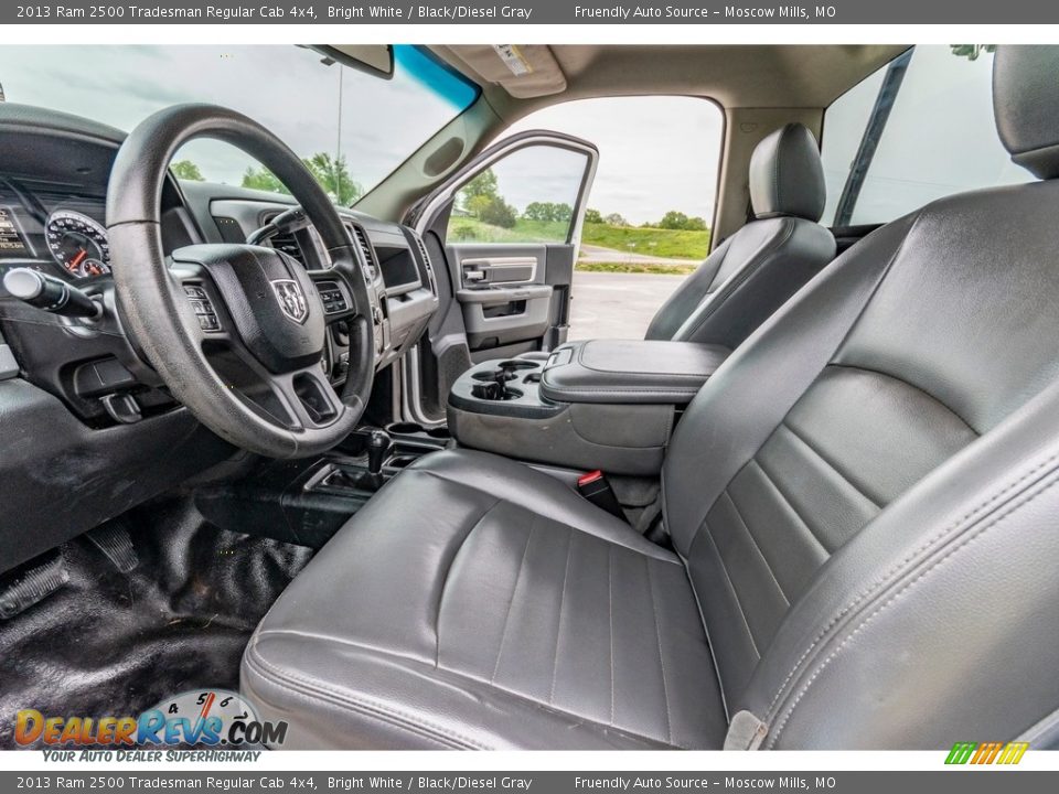 2013 Ram 2500 Tradesman Regular Cab 4x4 Bright White / Black/Diesel Gray Photo #13