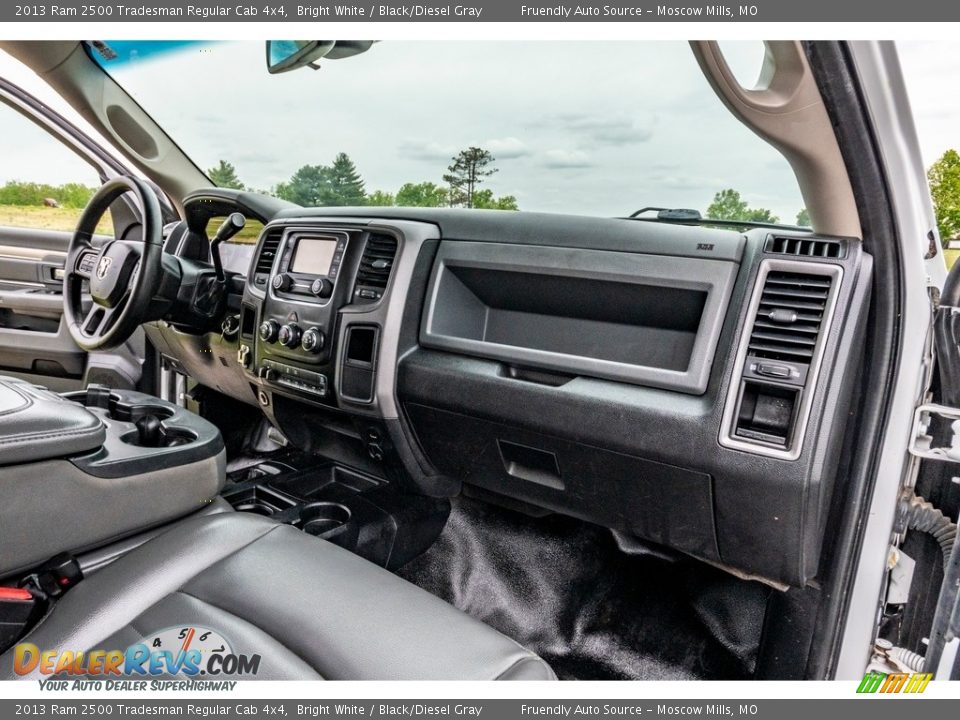 2013 Ram 2500 Tradesman Regular Cab 4x4 Bright White / Black/Diesel Gray Photo #15