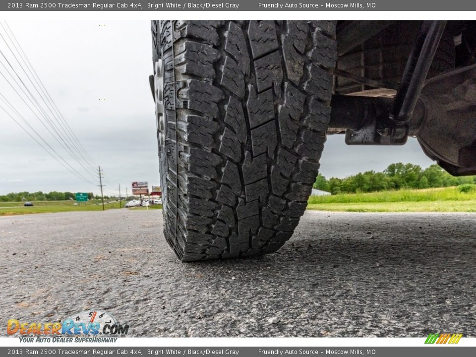 2013 Ram 2500 Tradesman Regular Cab 4x4 Bright White / Black/Diesel Gray Photo #20