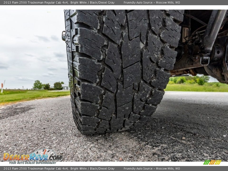 2013 Ram 2500 Tradesman Regular Cab 4x4 Bright White / Black/Diesel Gray Photo #23