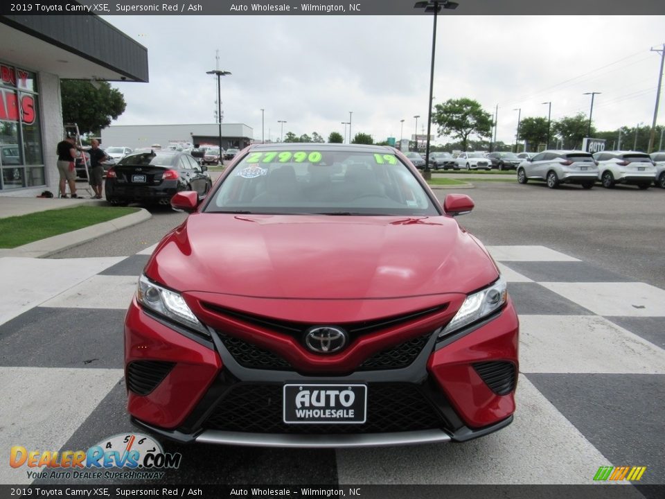 2019 Toyota Camry XSE Supersonic Red / Ash Photo #2