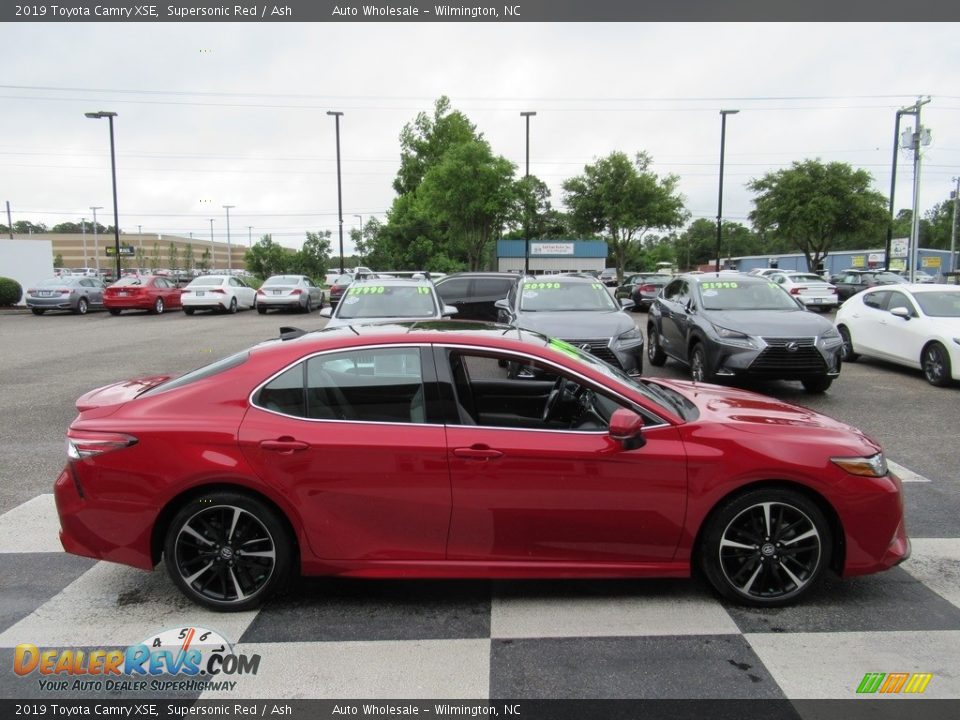 2019 Toyota Camry XSE Supersonic Red / Ash Photo #3