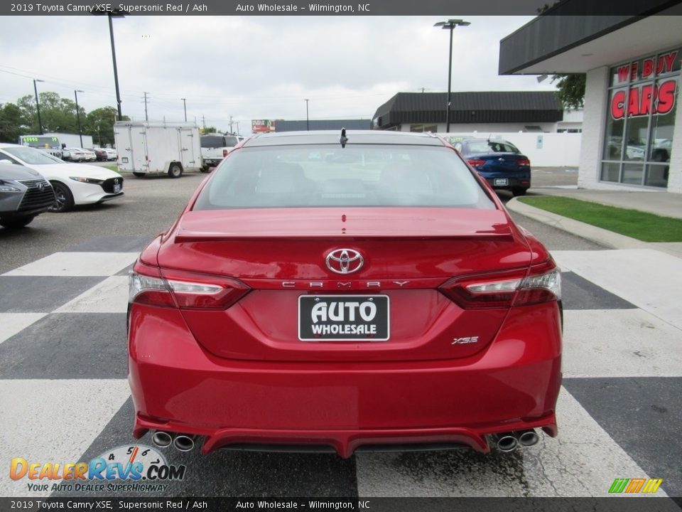 2019 Toyota Camry XSE Supersonic Red / Ash Photo #4