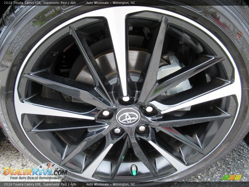 2019 Toyota Camry XSE Supersonic Red / Ash Photo #7