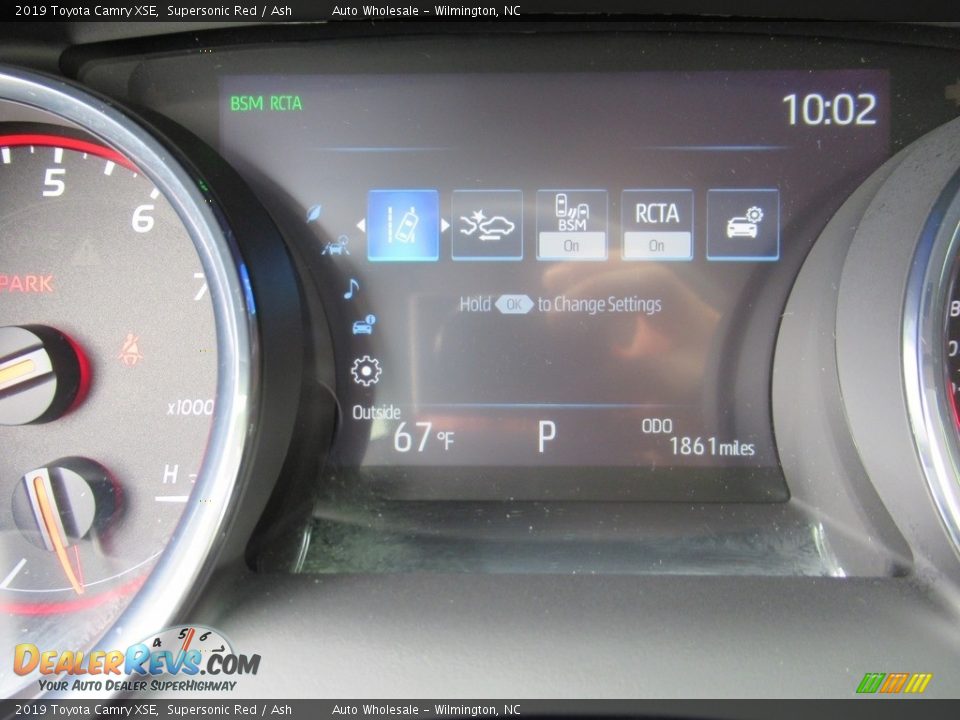 2019 Toyota Camry XSE Supersonic Red / Ash Photo #15