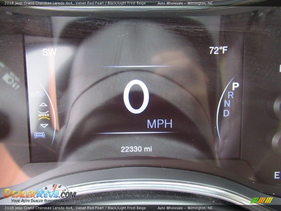 2018 Jeep Grand Cherokee Laredo 4x4 Velvet Red Pearl / Black/Light Frost Beige Photo #15