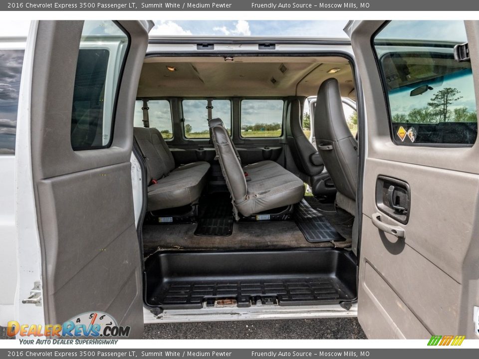 Rear Seat of 2016 Chevrolet Express 3500 Passenger LT Photo #4