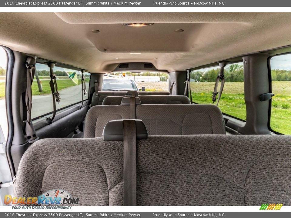 Rear Seat of 2016 Chevrolet Express 3500 Passenger LT Photo #5