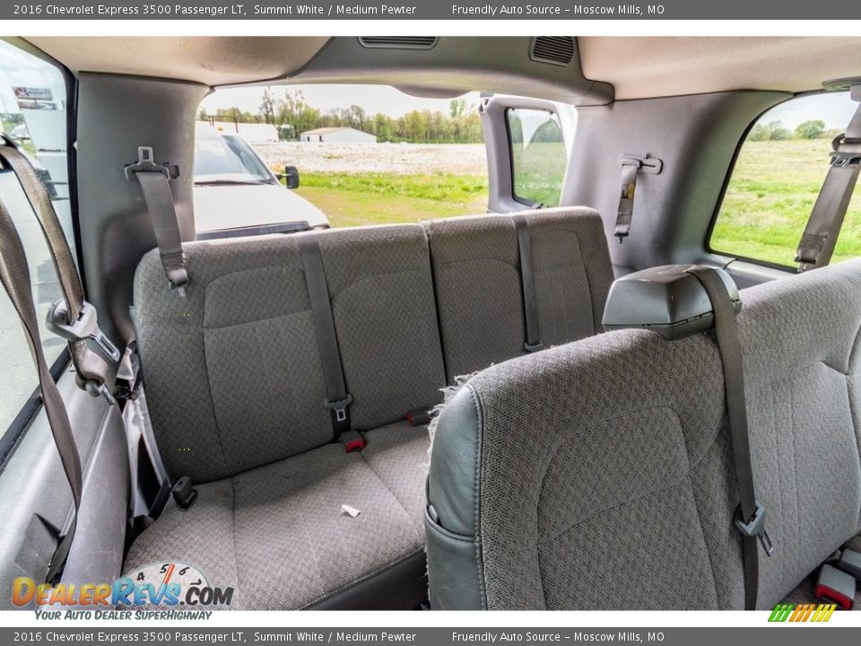 Rear Seat of 2016 Chevrolet Express 3500 Passenger LT Photo #6