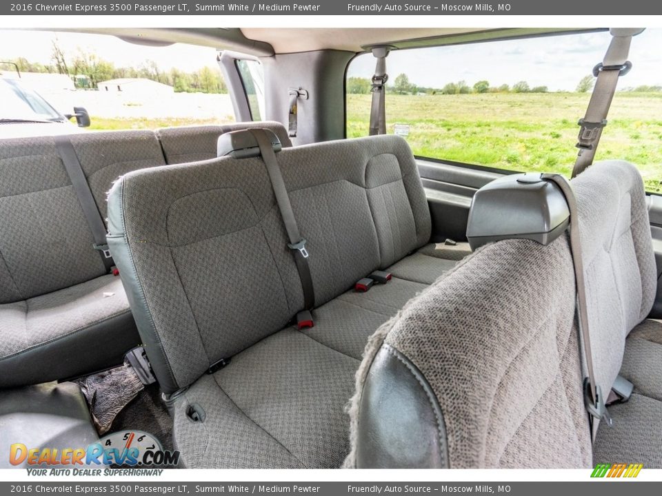 2016 Chevrolet Express 3500 Passenger LT Summit White / Medium Pewter Photo #7