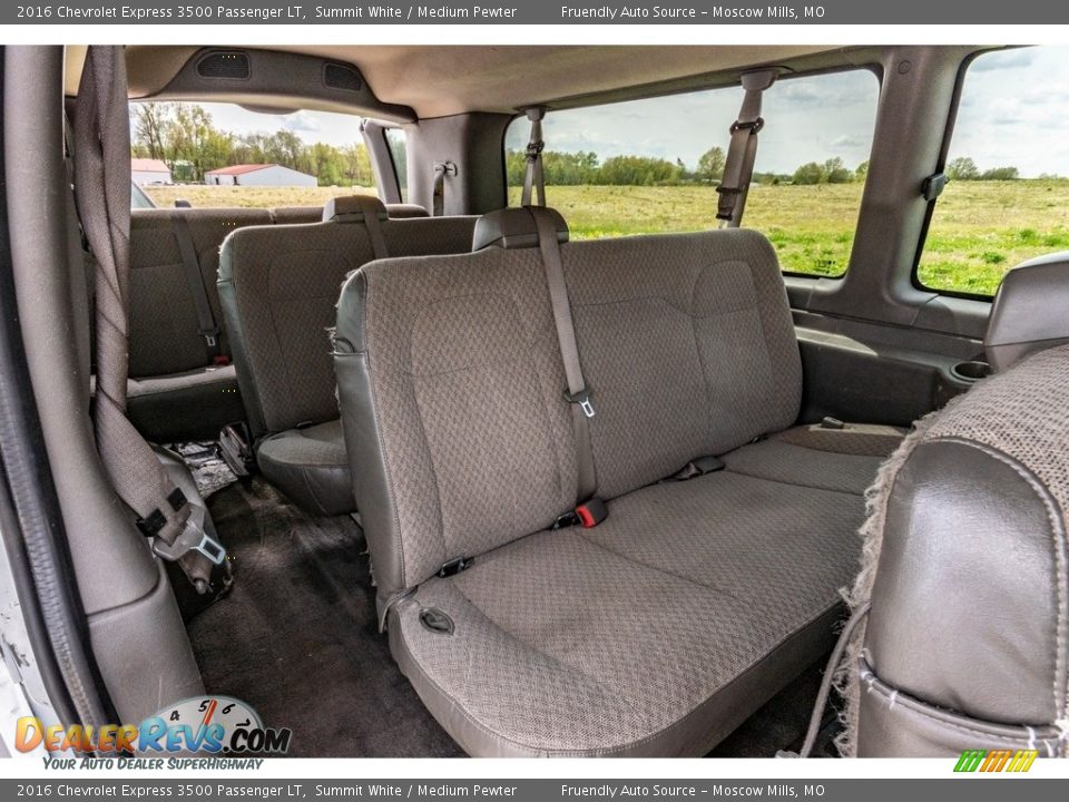 2016 Chevrolet Express 3500 Passenger LT Summit White / Medium Pewter Photo #8