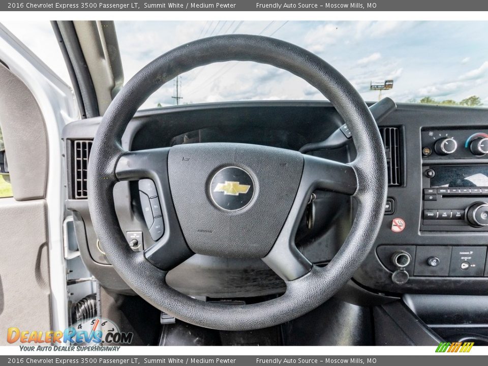 2016 Chevrolet Express 3500 Passenger LT Steering Wheel Photo #15