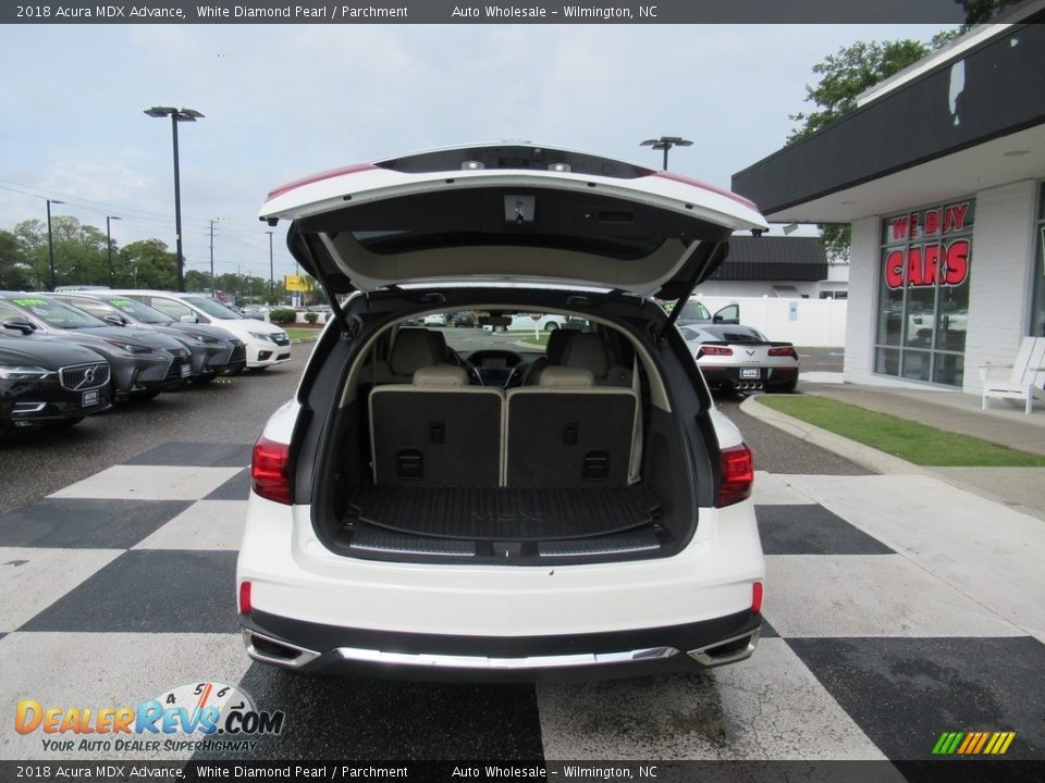 2018 Acura MDX Advance White Diamond Pearl / Parchment Photo #5