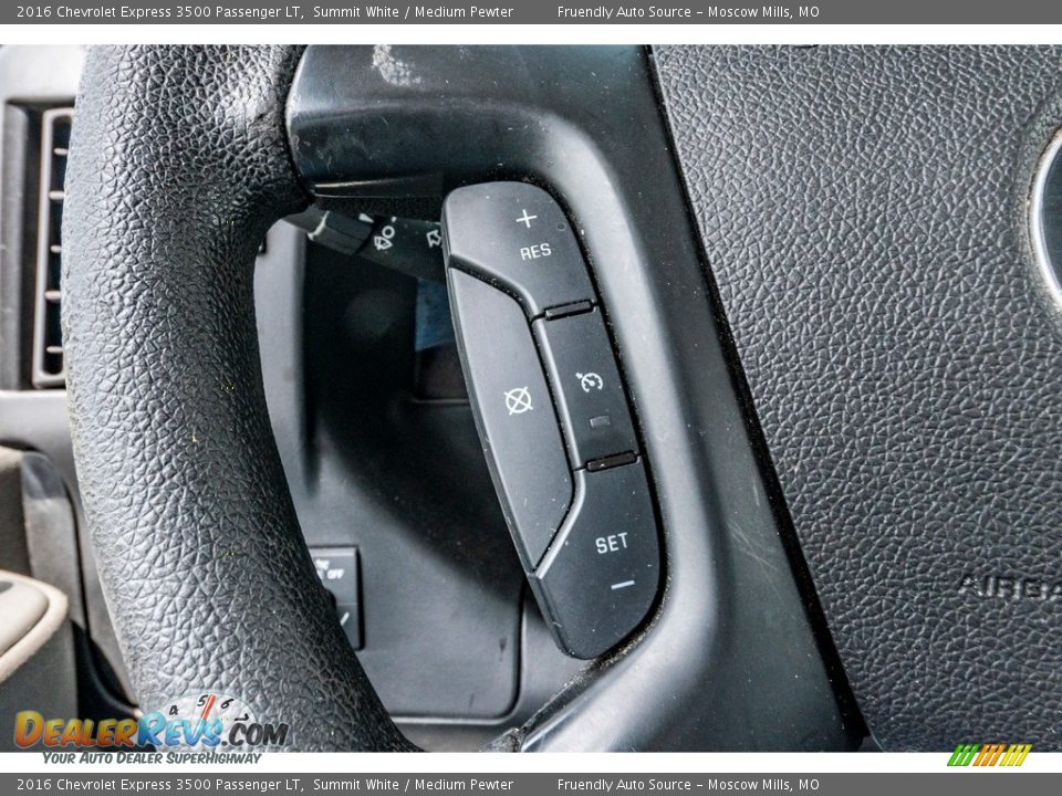 2016 Chevrolet Express 3500 Passenger LT Steering Wheel Photo #32