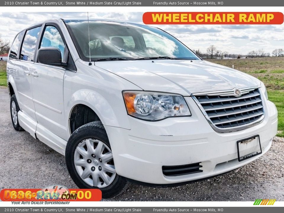 2010 Chrysler Town & Country LX Stone White / Medium Slate Gray/Light Shale Photo #1